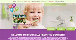 Desktop Screenshot of brookdalepediatricdentistry.com